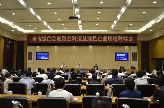 參加綠色金融銀企現(xiàn)場對(duì)接對(duì)標(biāo)會(huì)78