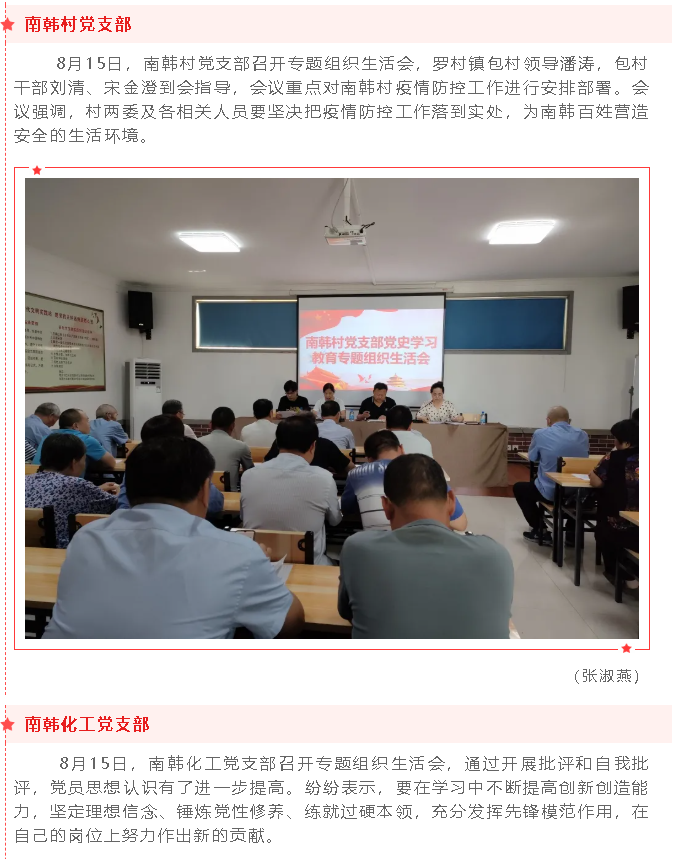 集團黨委各支部開展黨史學(xué)習教育專題組織生活會47