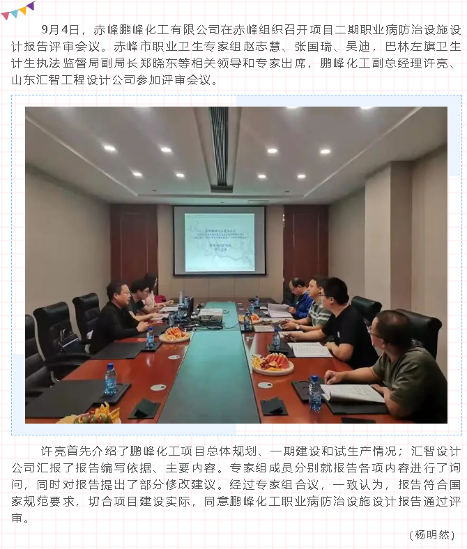 鵬峰化工順利通過職業(yè)病防治設(shè)施設(shè)計(jì)報(bào)告專家評(píng)審18