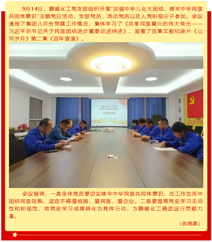 牢記初心使命 爭取更大光榮 ——集團(tuán)黨委各支部開展主題黨日活動(dòng)72