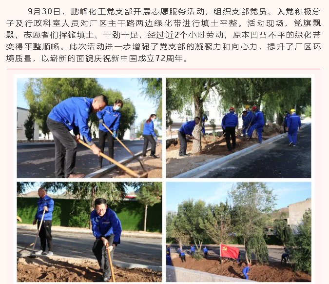 鵬峰化工黨支部開展志愿服務(wù)活動56