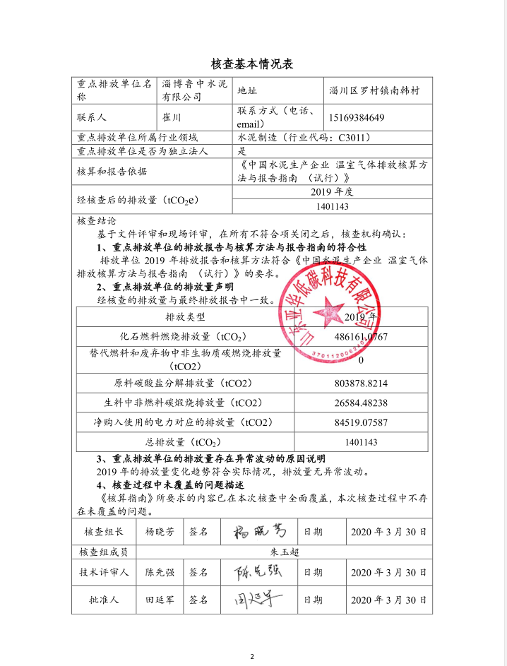 魯中碳核查報告公示62